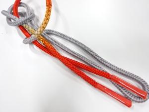 未使用品　正絹　手組帯締め